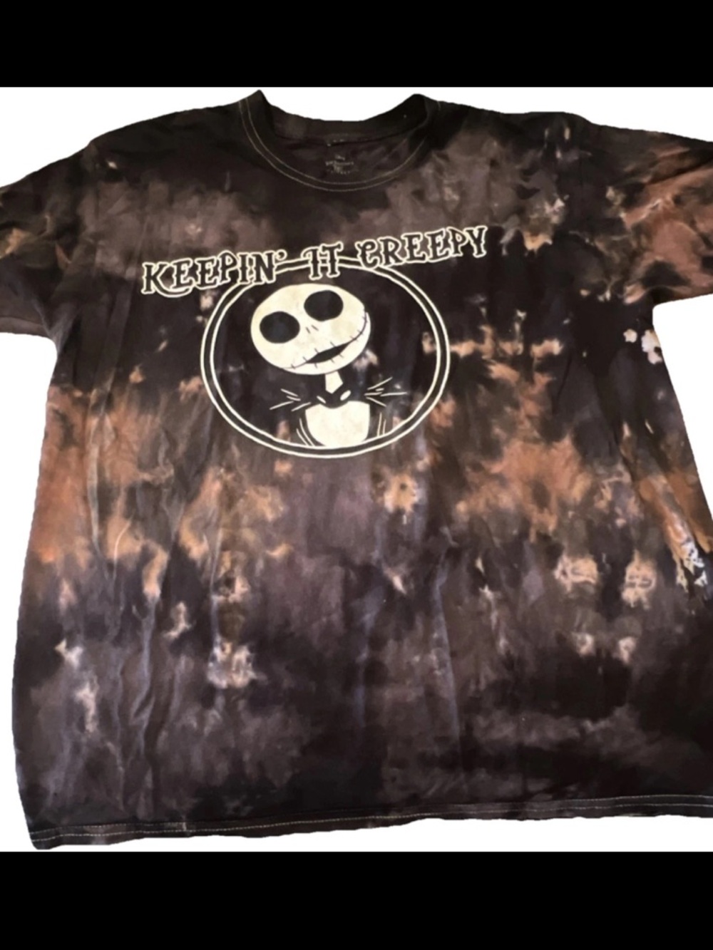Disney Tie-Dye Nightmare Before Christmas 'Keepin' It Creepy' Tee